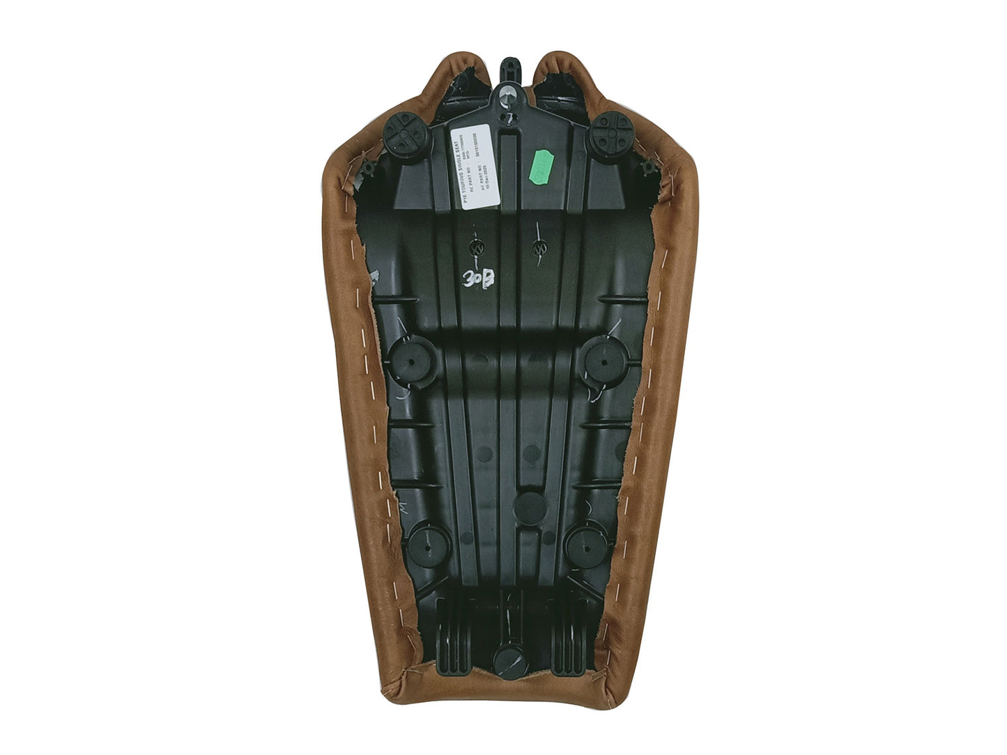 For Royal Enfield GT & Interceptor 650 Leather Single Seat Brown Tan D5