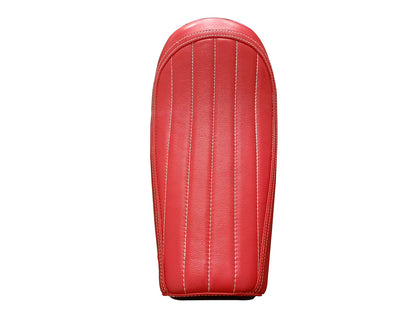 For Royal Enfield GT & Interceptor 650 Leather Red Color Single Seat D9