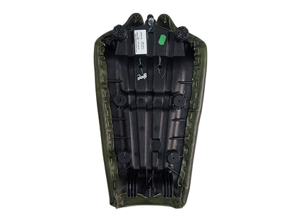 For Royal Enfield GT & Interceptor 650 Leather Single Seat Dark Green D10