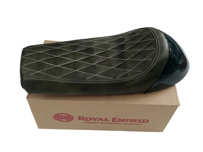 For Royal Enfield GT & Interceptor 650 D10 Touring Single Seat & Green Cowl