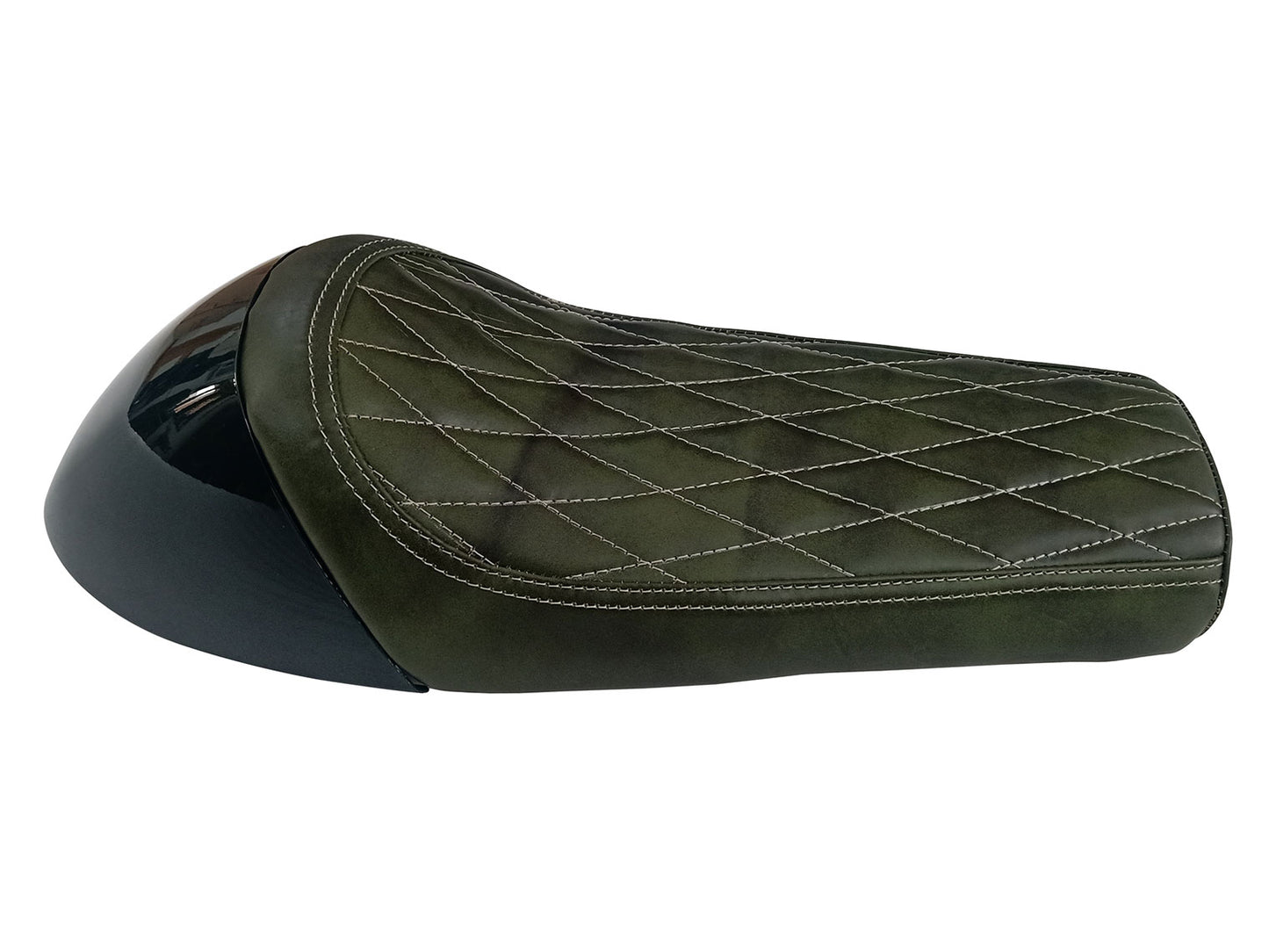 For Royal Enfield GT & Interceptor 650 D10 Touring Single Seat & Green Cowl