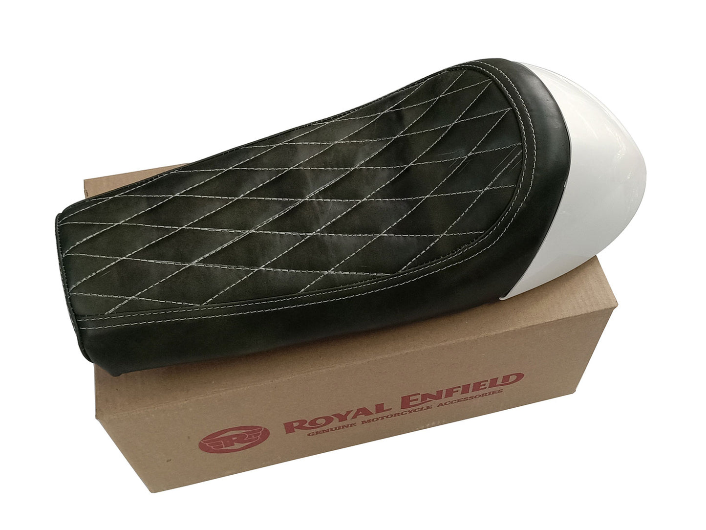 For Royal Enfield GT & Interceptor 650 D10 Single Seat with White Cowl