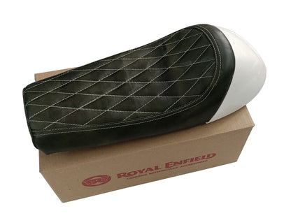 For Royal Enfield GT & Interceptor 650 D10 Single Seat with White Cowl