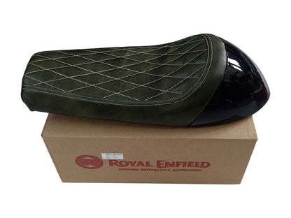 For Royal Enfield GT & Interceptor 650 D10 Touring Single Seat & Black Cowl