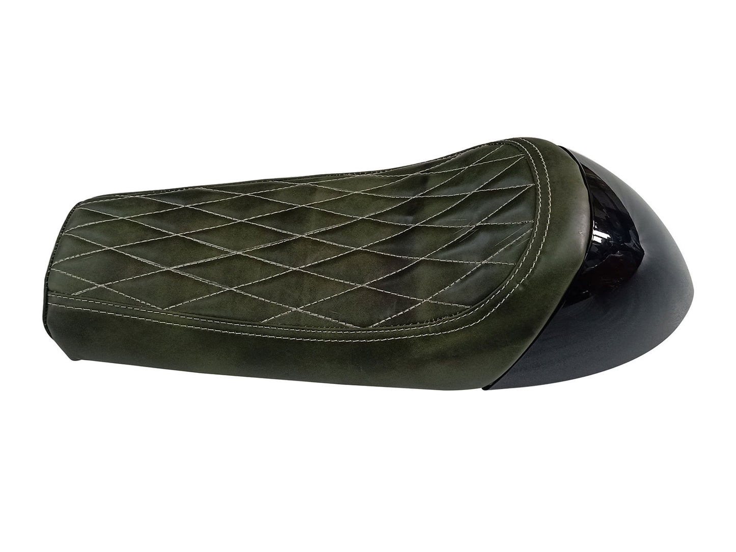 For Royal Enfield GT & Interceptor 650 D10 Touring Single Seat & Black Cowl