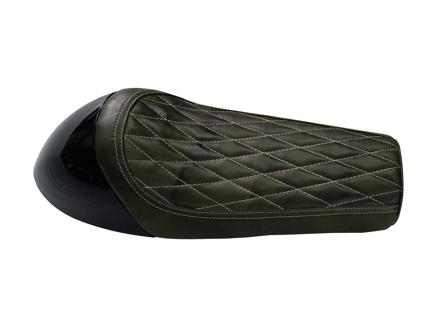 For Royal Enfield GT & Interceptor 650 D10 Touring Single Seat & Black Cowl