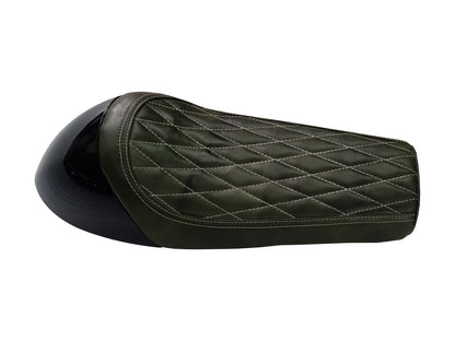 For Royal Enfield GT & Interceptor 650 D10 Touring Single Seat & Black Cowl