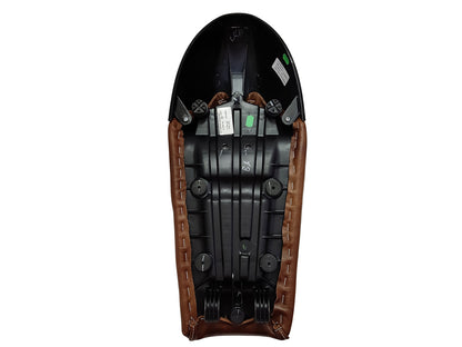 For Royal Enfield GT & Interceptor 650 D11 Leather Single Seat & Green Cowl