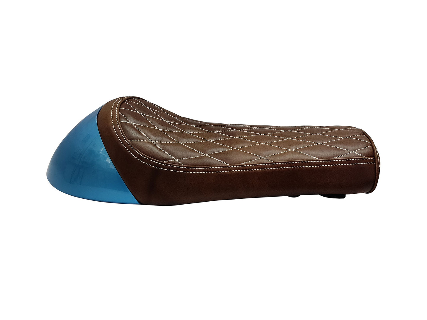 For Royal Enfield GT & Interceptor 650 D11 Touring Single Seat & Blue Cowl