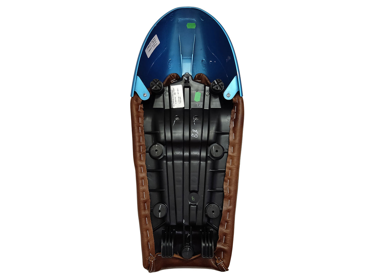 For Royal Enfield GT & Interceptor 650 D11 Touring Single Seat & Blue Cowl