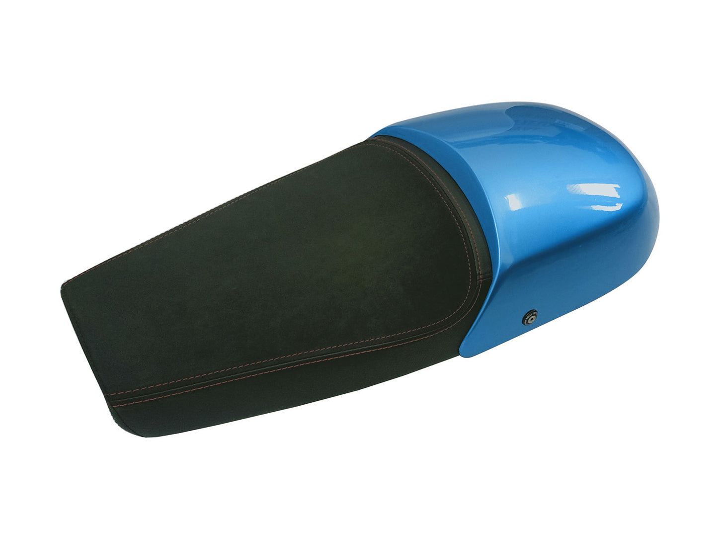 Genuine Royal Enfield GT & Interceptor 650 Touring Dual Seat With Blue Cowl
