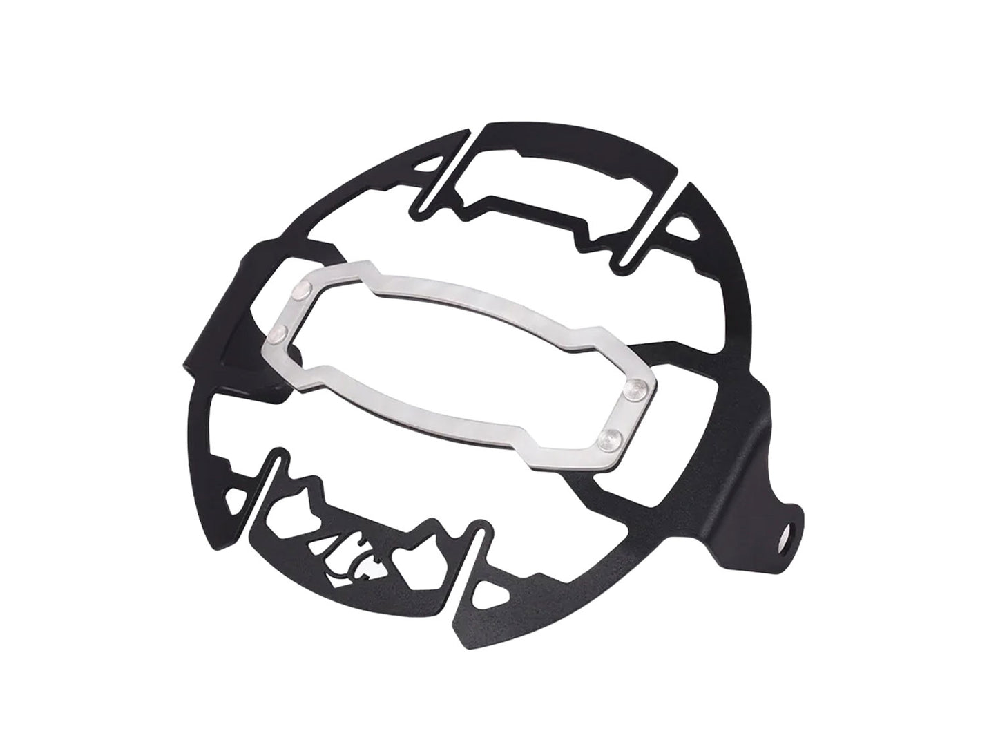 For Royal Enfield New Himalayan 450 Cosmic Headlight Grill Black & Silver