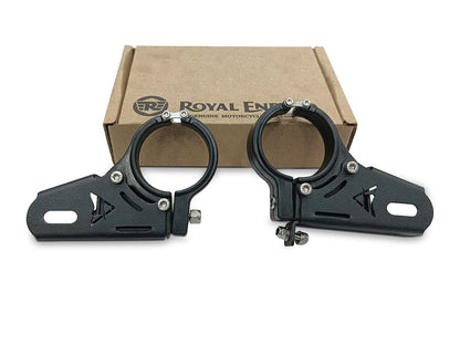 For Royal Enfield New Himalayan 450 Fog Light Mount Black