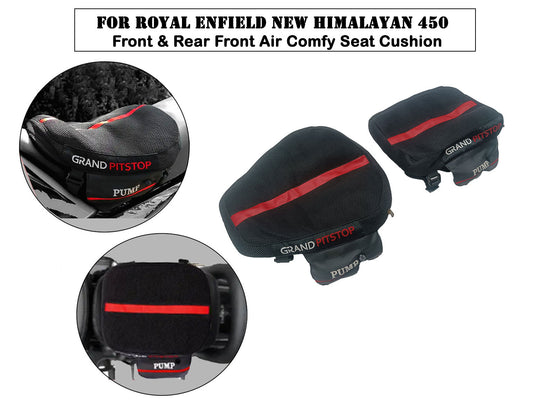 For Royal Enfield New Himalayan 450 Front & Rear Front Air Comfy Seat Cushion