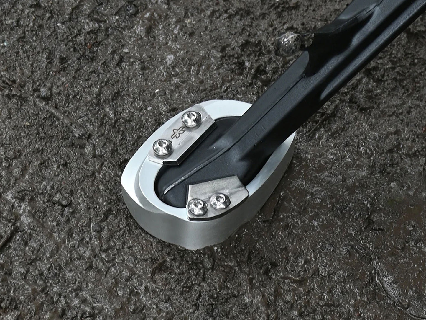 For Royal Enfield New Himalayan 450 Side Stand Base Extender Silver