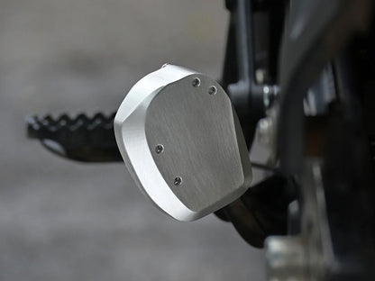 For Royal Enfield New Himalayan 450 Side Stand Base Extender Silver