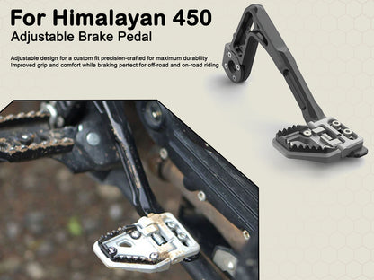 For Royal Enfield New Himalayan 450 Adjustable Brake Pedal