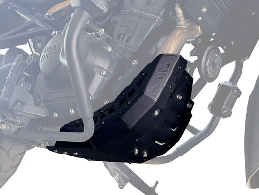 For Royal Enfield New Himalayan 450 Bash Plate Sumpguard, Black