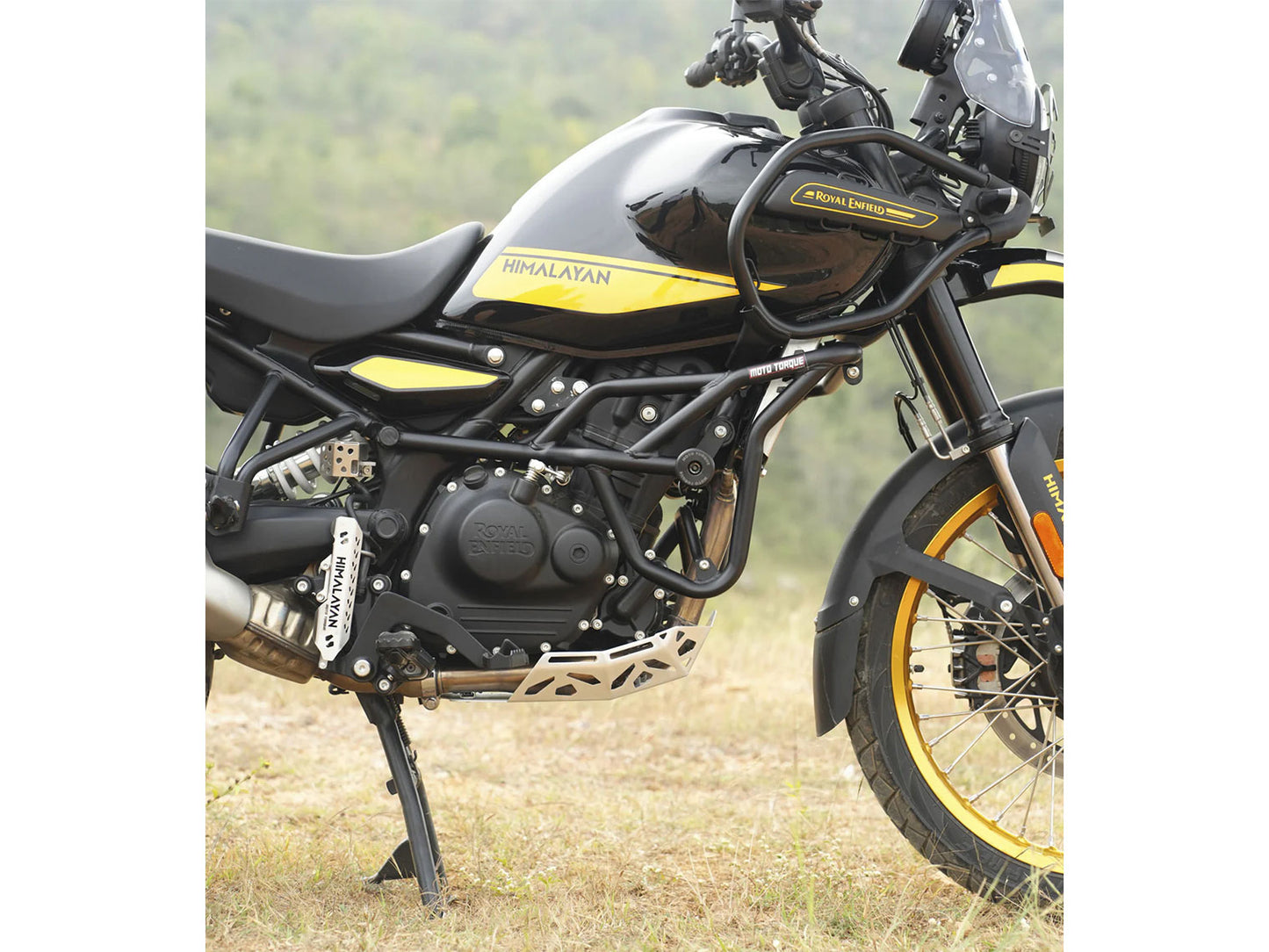For Royal Enfield New Himalayan 450 Crash Guard Engine Guard Black