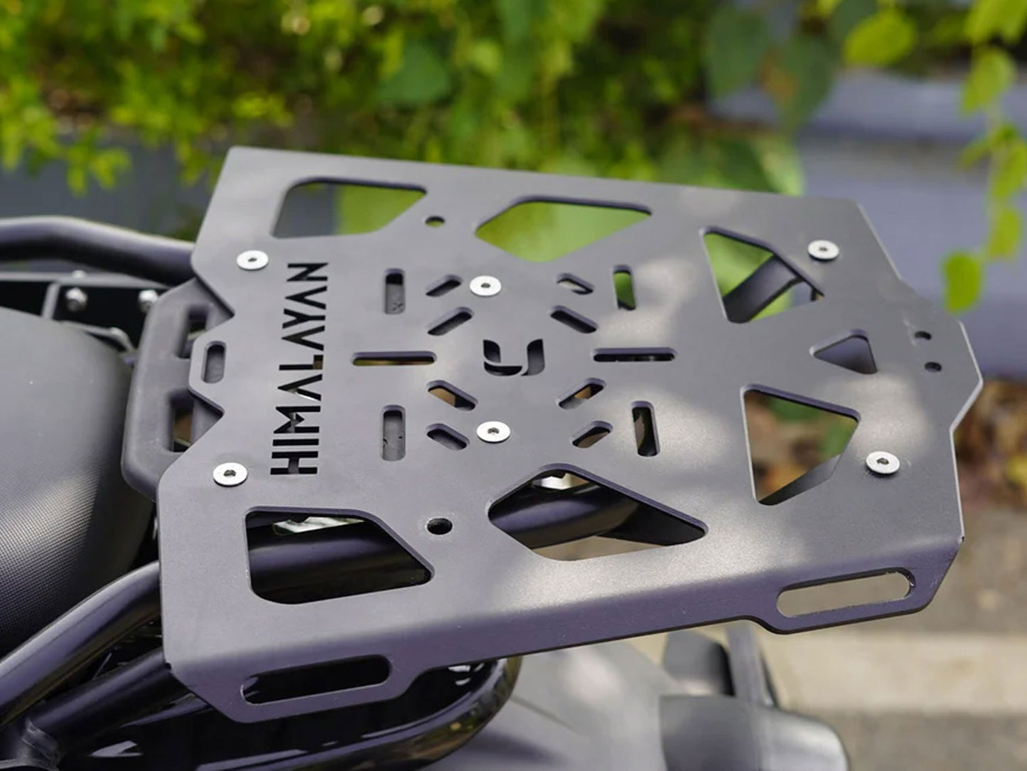 For Royal Enfield New Himalayan 450 Wider Top Rack Plate Black