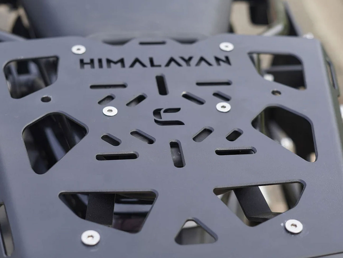 For Royal Enfield New Himalayan 450 Wider Top Rack Plate Black