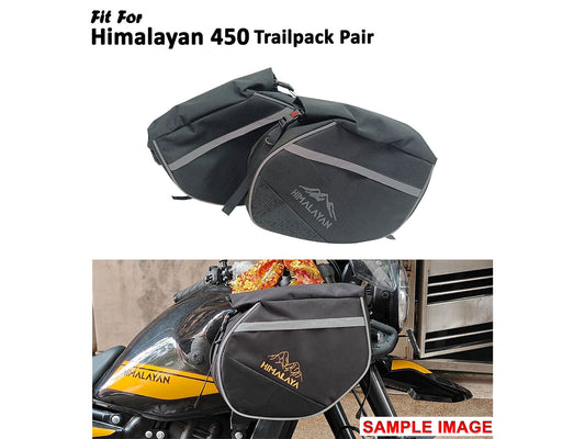For Royal Enfield New Himalayan 450 Canvas TrailPack, Black D2