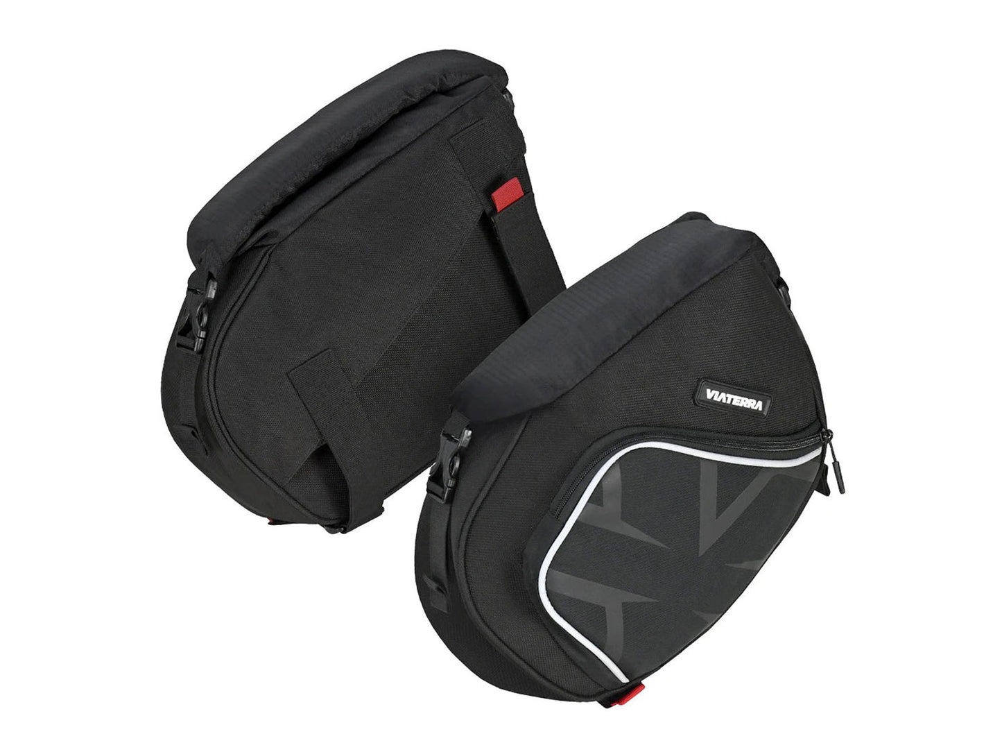 For Royal Enfield New Himalayan 450 Black Top Frame Trail Bags Pair