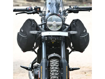 For Royal Enfield New Himalayan 450 Black Top Frame Trail Bags Pair