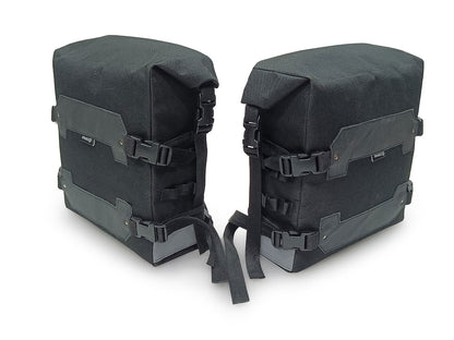 For Royal Enfield New Himalayan 450 Canvas Trail Bags Black
