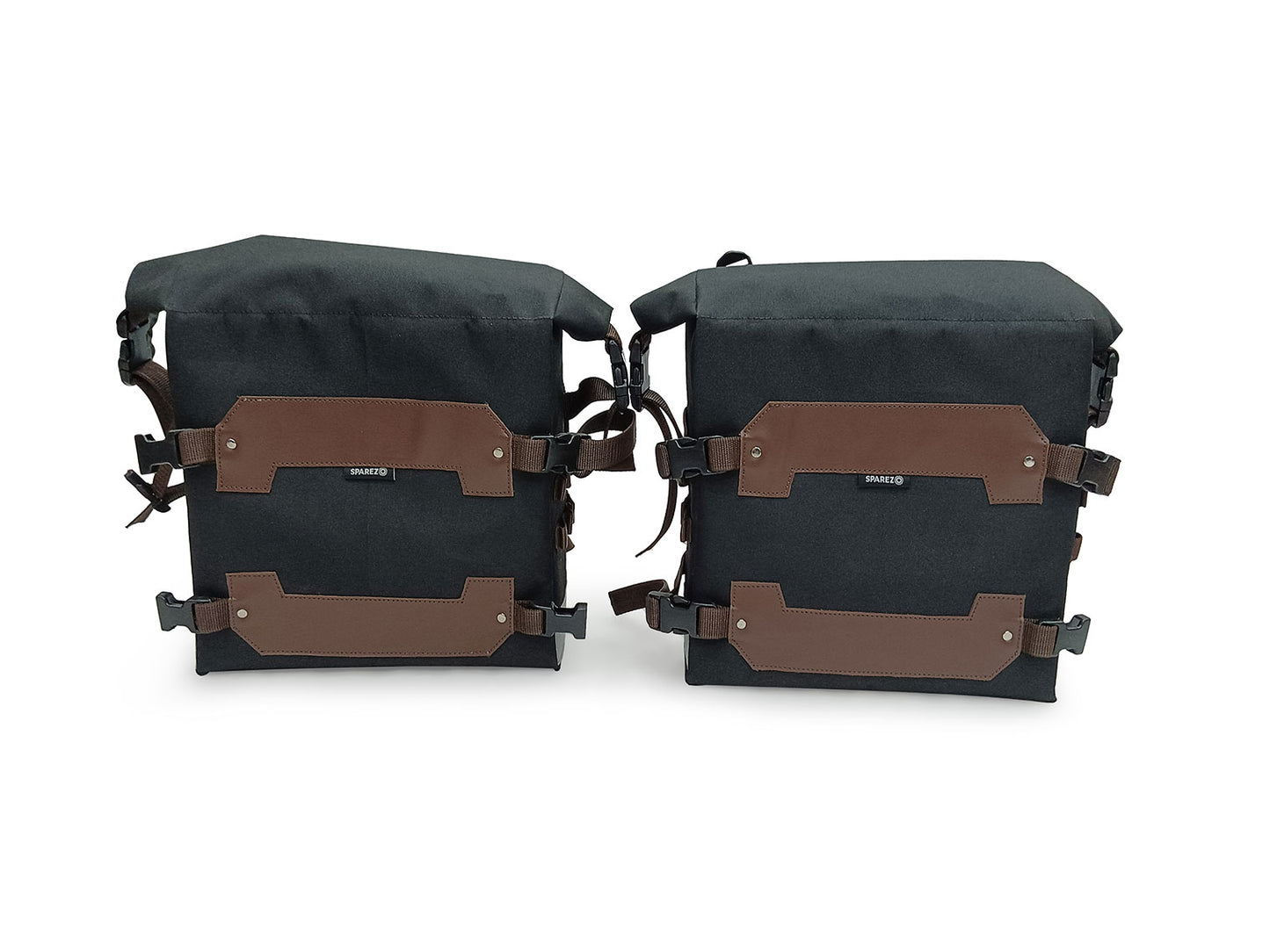 For Royal Enfield New Himalayan 450 Canvas Trail Bags Brown