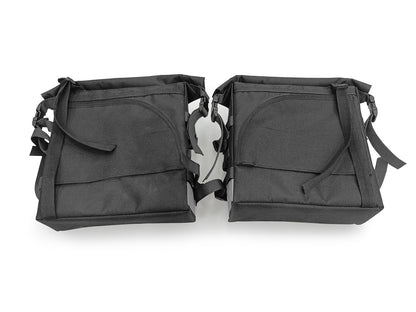 For Royal Enfield New Himalayan 450 Canvas Trail Bags Brown