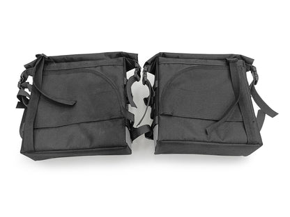 For Royal Enfield New Himalayan 450 Canvas Trail Bags Brown And Rear Duffle Bag