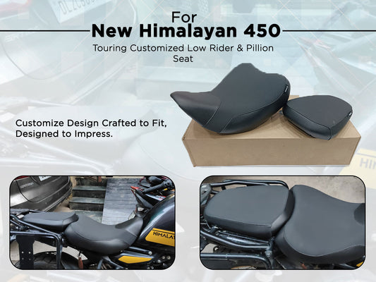 For Royal Enfield New Himalayan 450 Touring Customized Low Rider & Pillion Seat