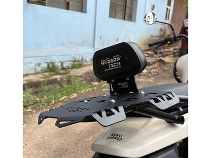 For Royal Enfield New Himalayan 450 Top Rack Plate With Backrest Black