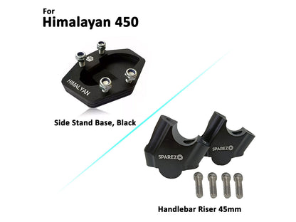 For Royal Enfield New Himalayan 450 Side Stand Extender And Handlebar Riser