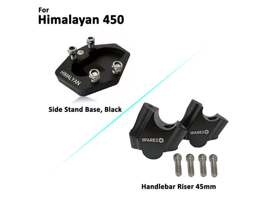For Royal Enfield New Himalayan 450 Side Stand Extender And Handlebar Riser