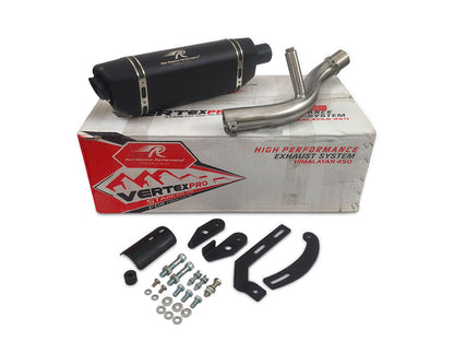 For Royal Enfield New Himalayan 450 Red Rooster Vertex Pro Exhaust Silencer Black
