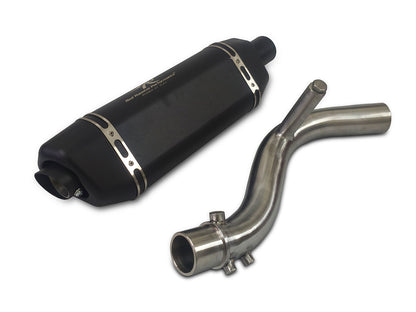 For Royal Enfield New Himalayan 450 Red Rooster Vertex Pro Exhaust Silencer Black