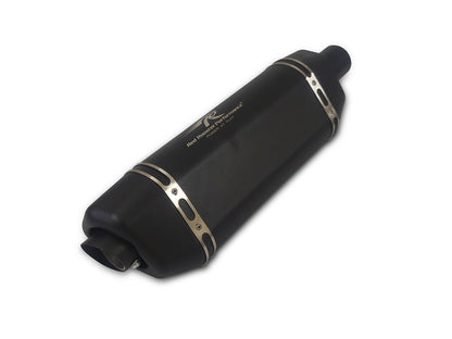 For Royal Enfield New Himalayan 450 Red Rooster Vertex Pro Exhaust Silencer Black