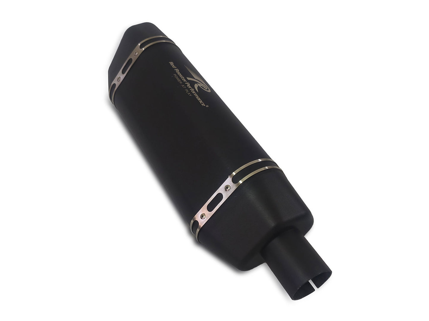 For Royal Enfield New Himalayan 450 Red Rooster Vertex Pro Exhaust Silencer Black