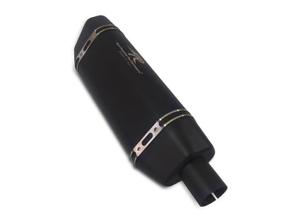 For Royal Enfield New Himalayan 450 Red Rooster Vertex Pro Exhaust Silencer Black