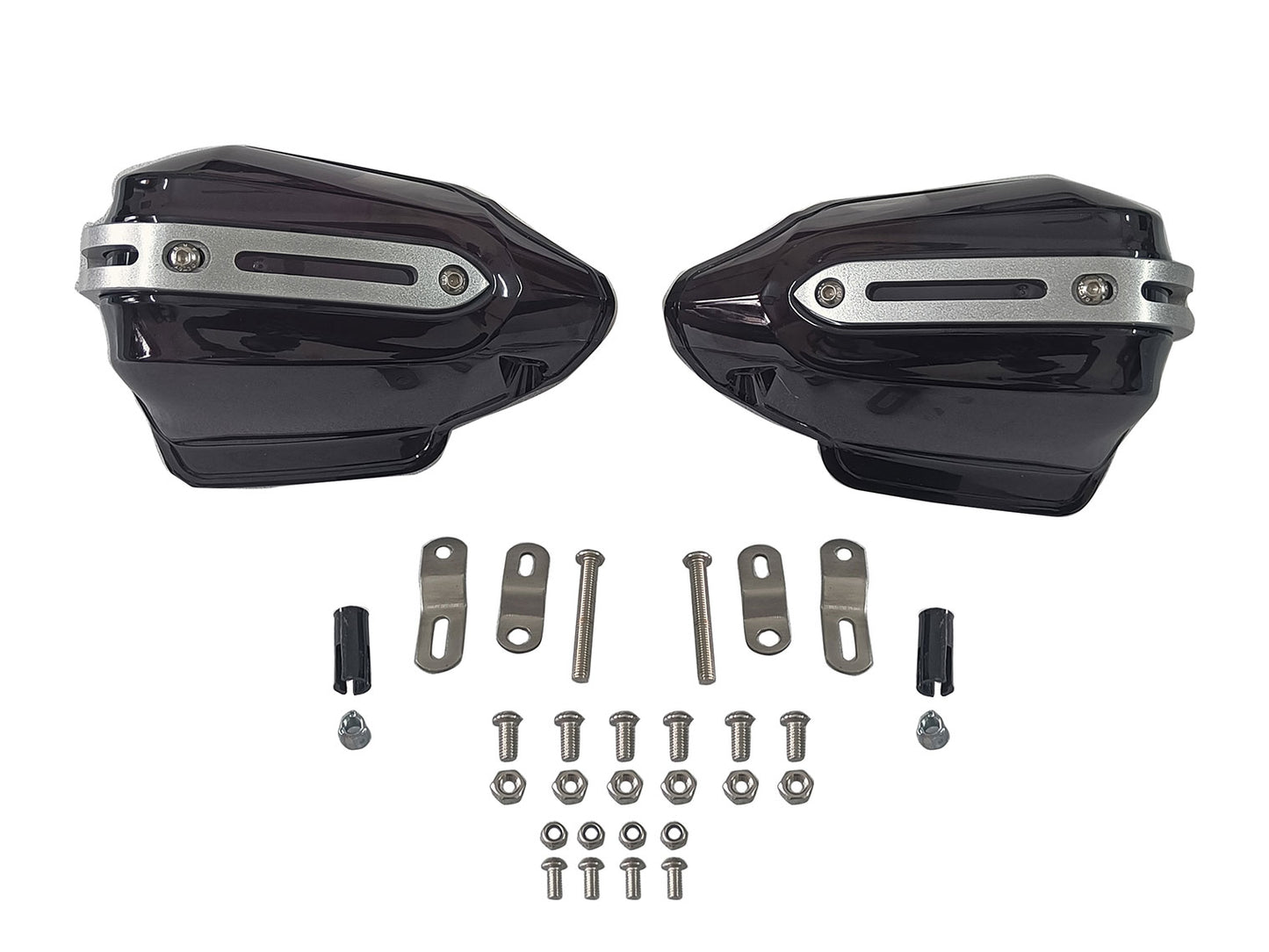 For Royal Enfield Scram & Himalayan 411 Tinted Black Color Hand Guard Kit