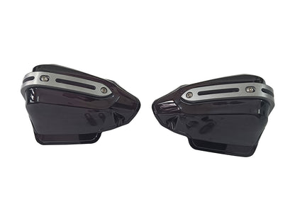 For Royal Enfield Scram & Himalayan 411 Tinted Black Color Hand Guard Kit