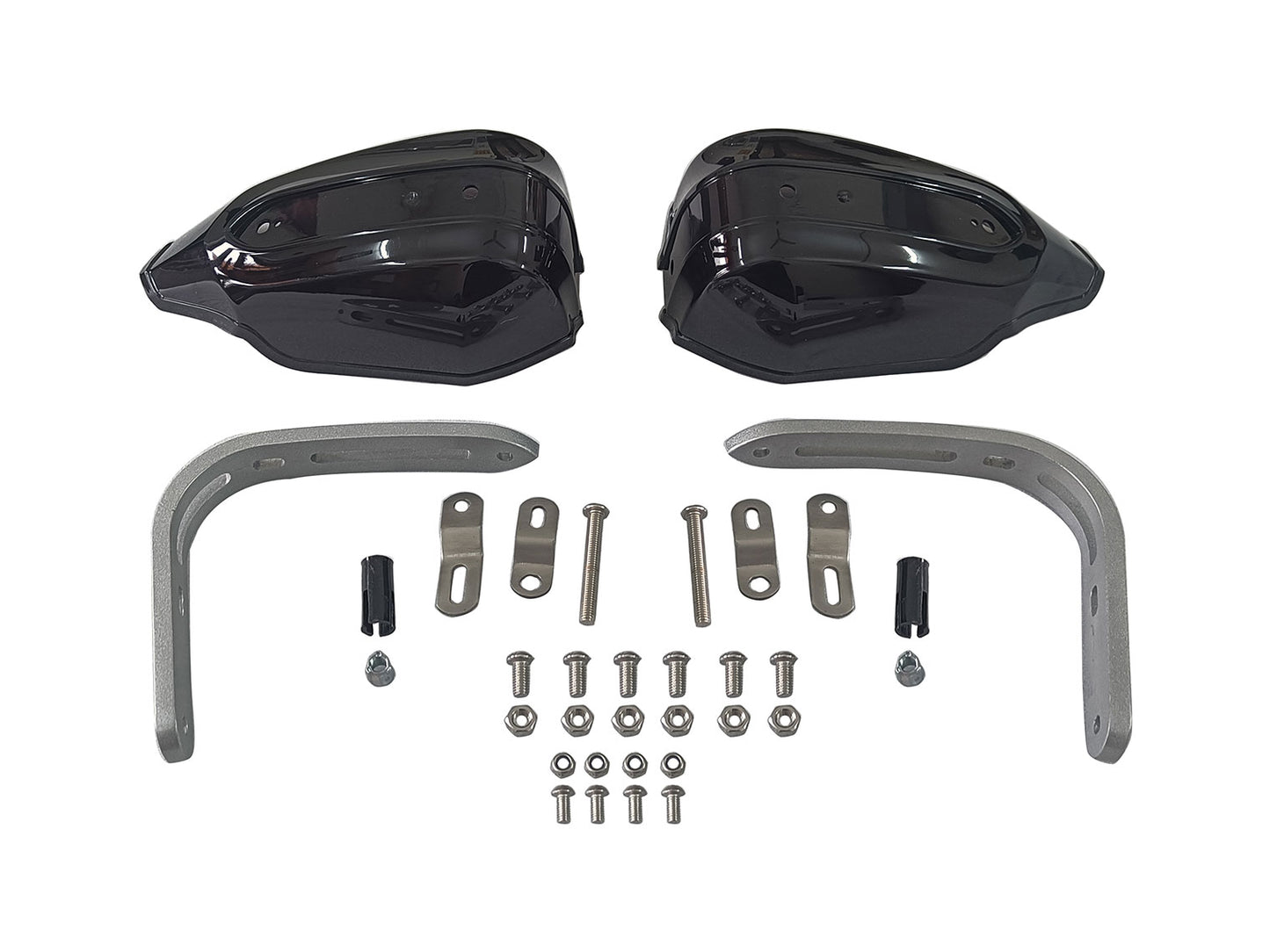 For Royal Enfield Scram & Himalayan 411 Tinted Black Color Hand Guard Kit