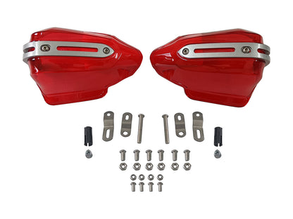 For Royal Enfield Scram & Himalayan 411 Tinted Red Color Hand Guard Kit