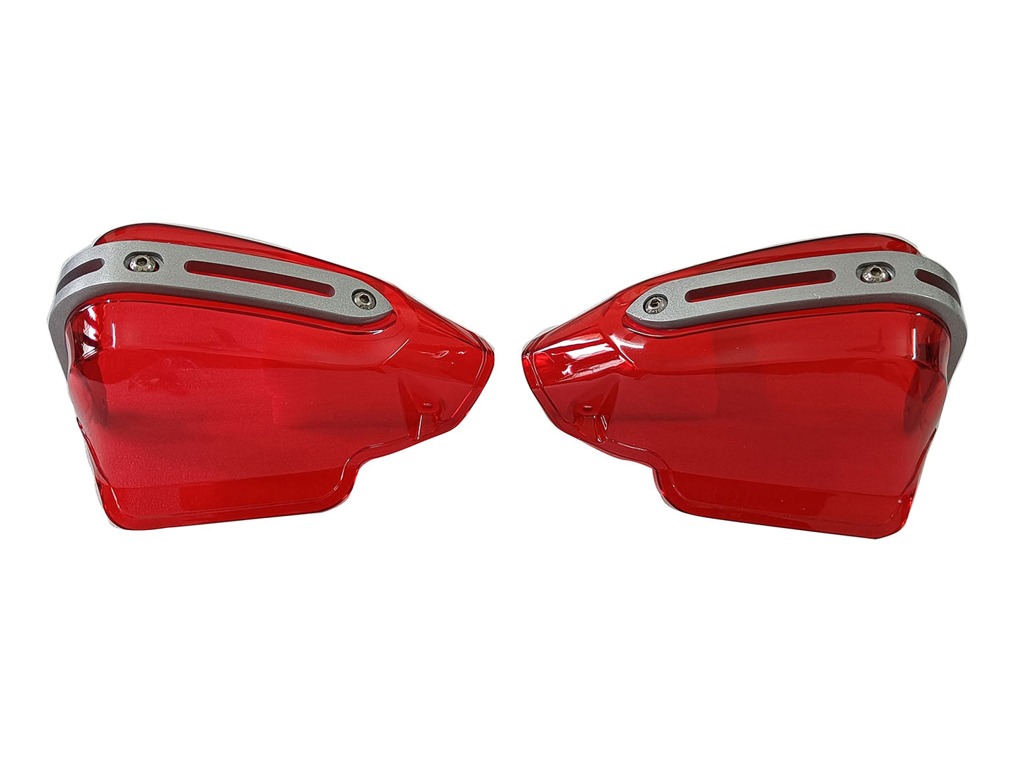 For Royal Enfield Scram & Himalayan 411 Tinted Red Color Hand Guard Kit