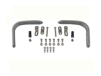 For Royal Enfield Scram & Himalayan 411 Tinted Red Color Hand Guard Kit