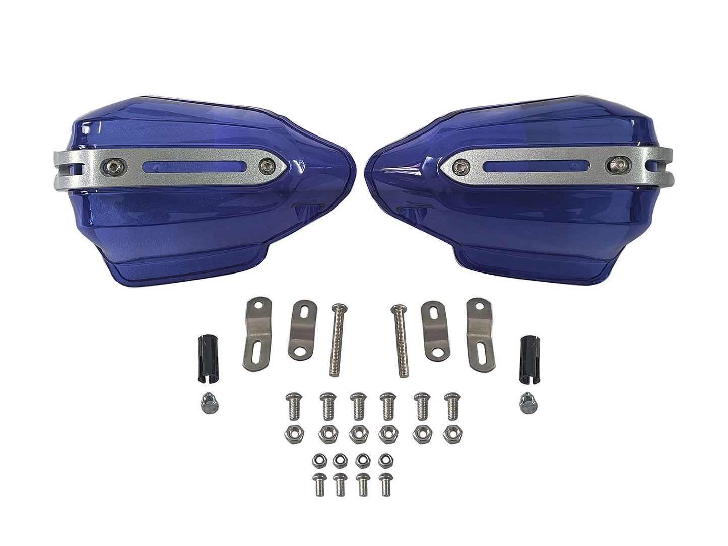 For Royal Enfield Scram & Himalayan 411 Tinted Blue Color Hand Guard Kit