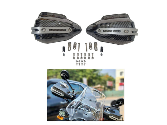 For Royal Enfield Scram & Himalayan 411 Carbon Black Color Hand Guard Kit