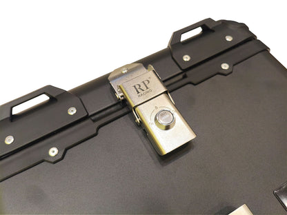 For Royal Enfield Himalayan 411 Aluminum Pannier Top Box Black D2